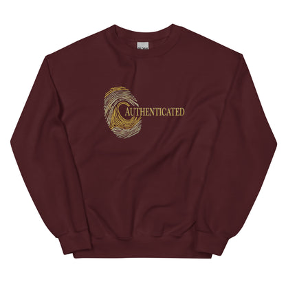 Authenticated Luxe Gold Unisex Crewneck