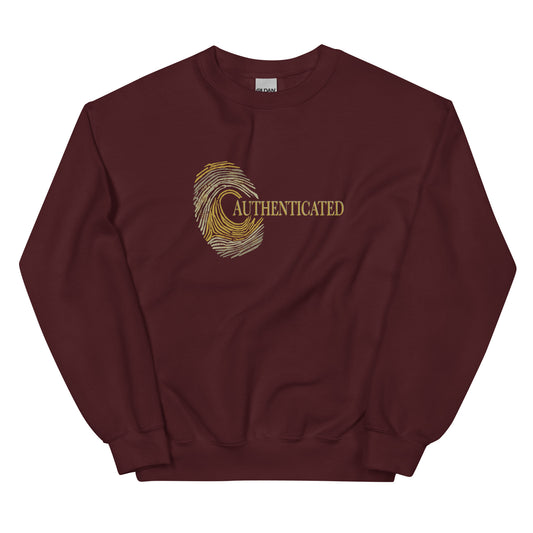 Authenticated Luxe Gold Unisex Crewneck